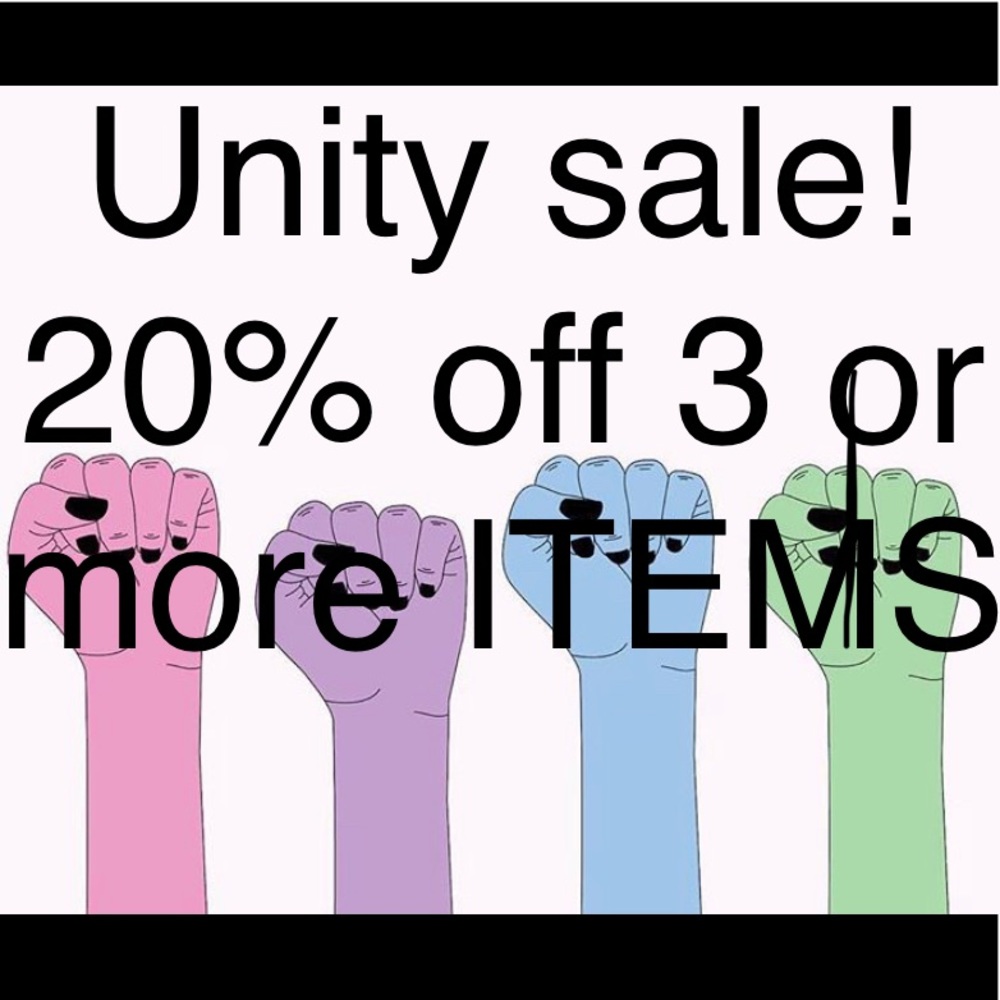 Bundle 3 or more items for 20% off